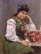 llya Yefimovich Repin Portrait of Sofia Mikhailovna Dragomirova